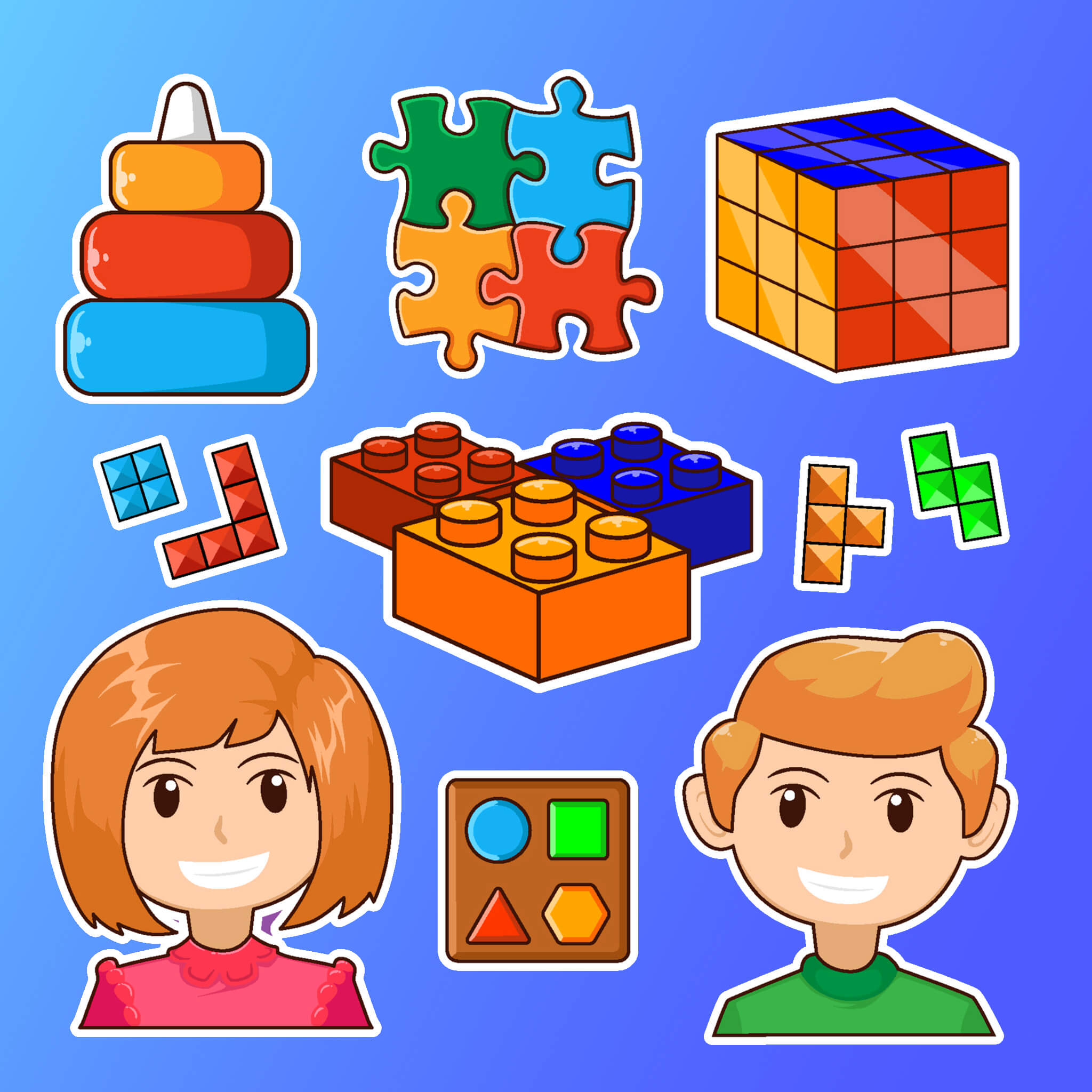 All materials from the category «Puzzles for Kids»