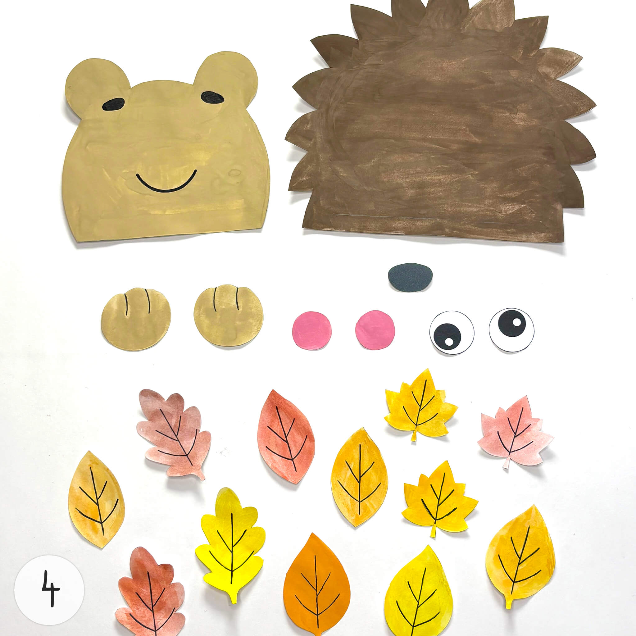 Step-by-Step Guide for «Hedgehog Cut and Glue Paper Craft Activity» - Image 4
