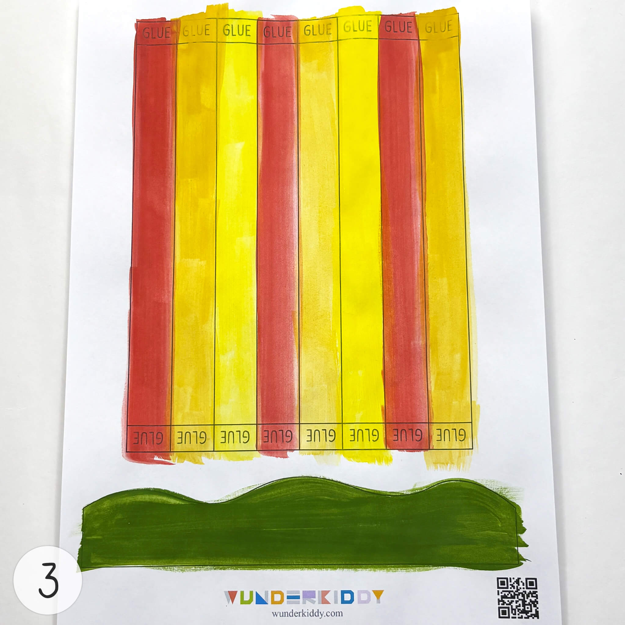 Instruction for «Easy 3D Fall Tree Paper Craft for Kids» - Image 3