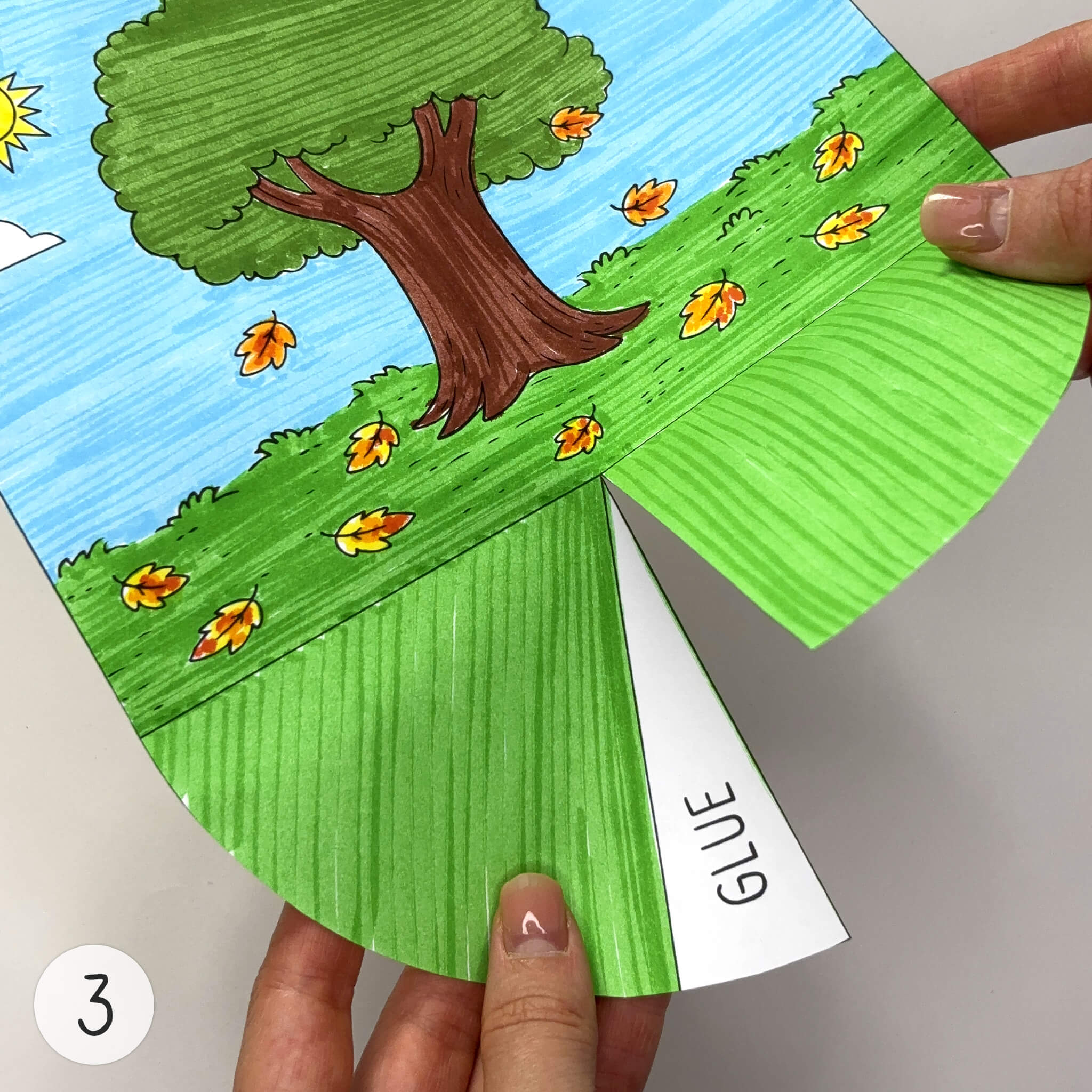 Instruction for «DIY 3D Paper Mushroom Craft Activity» - Image 3