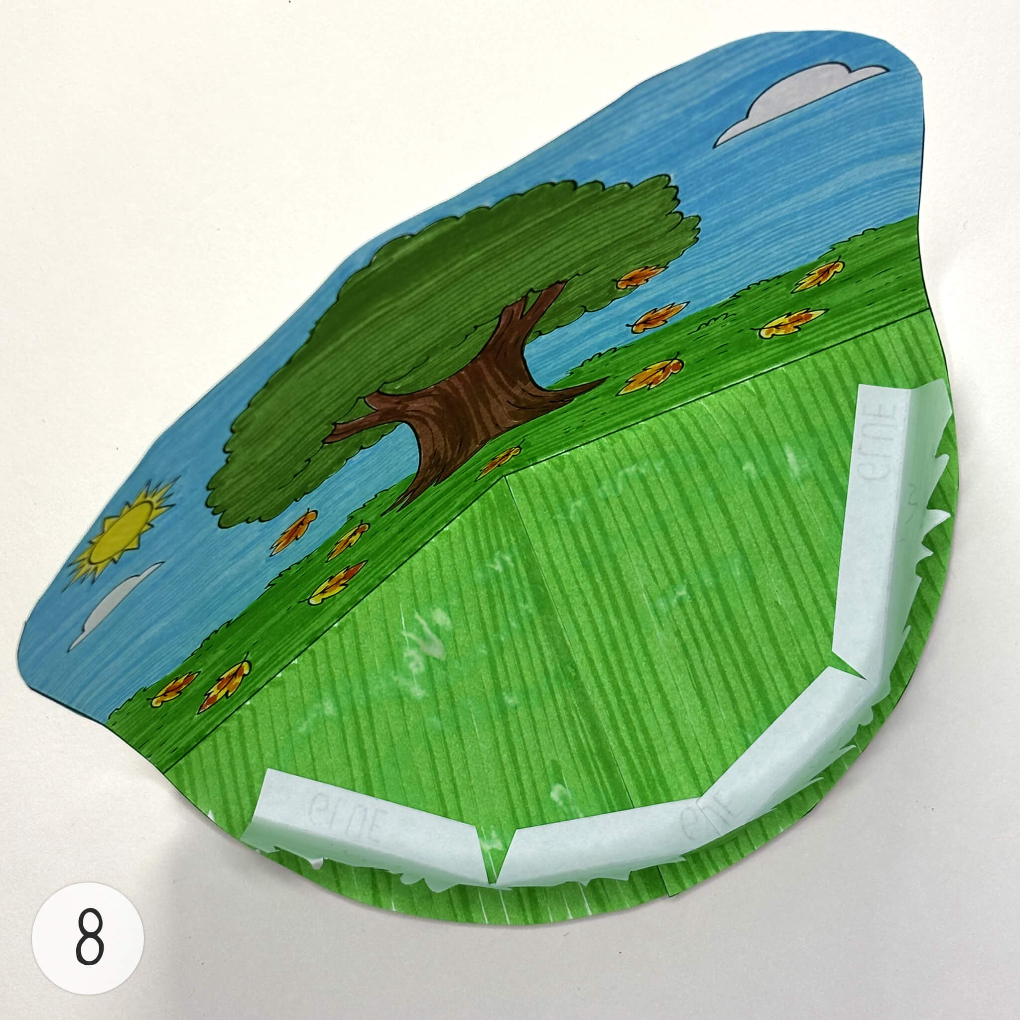 Instruction for «DIY 3D Paper Mushroom Craft Activity» - Image 8