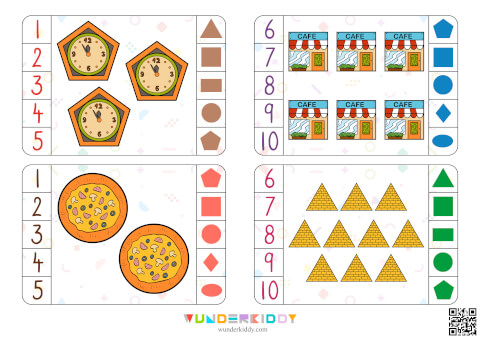 Shapes Clip Cards Free Printable - Image 5
