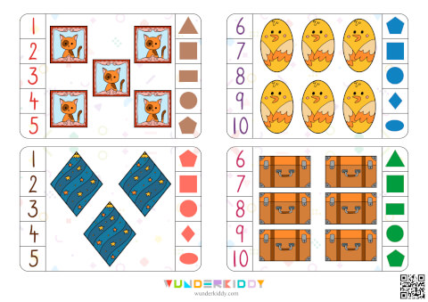 Shapes Clip Cards Free Printable - Image 6