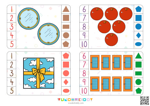 Shapes Clip Cards Free Printable - Image 9