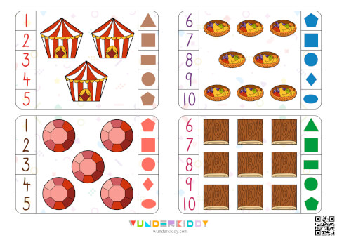 Shapes Clip Cards Free Printable - Image 10