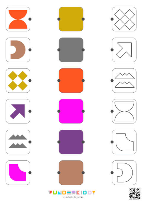 Задание на логику «Абстрактные фигуры» для 4-5 лет - Изображение 3