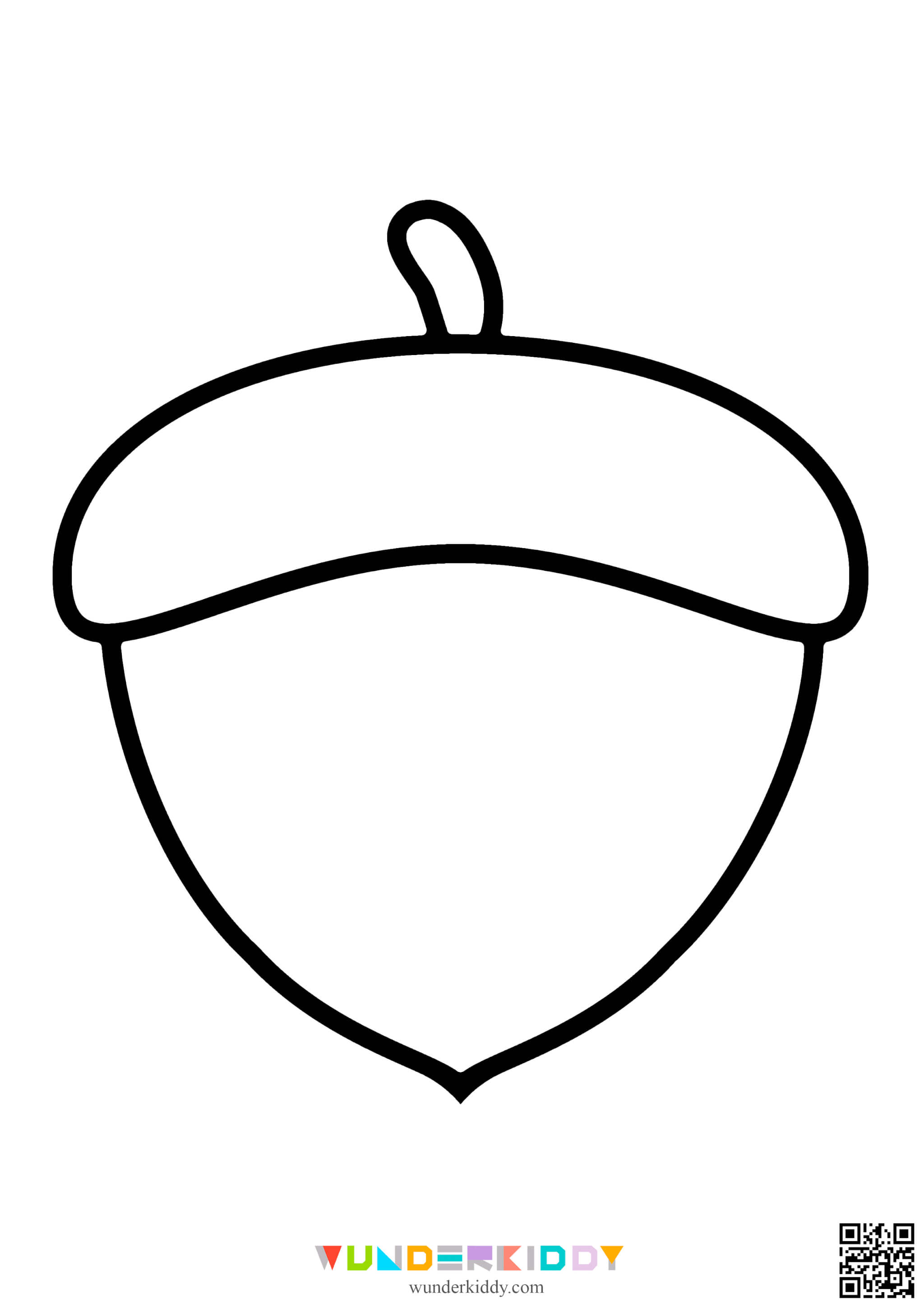 Free Acorn Template Printables - Image 6