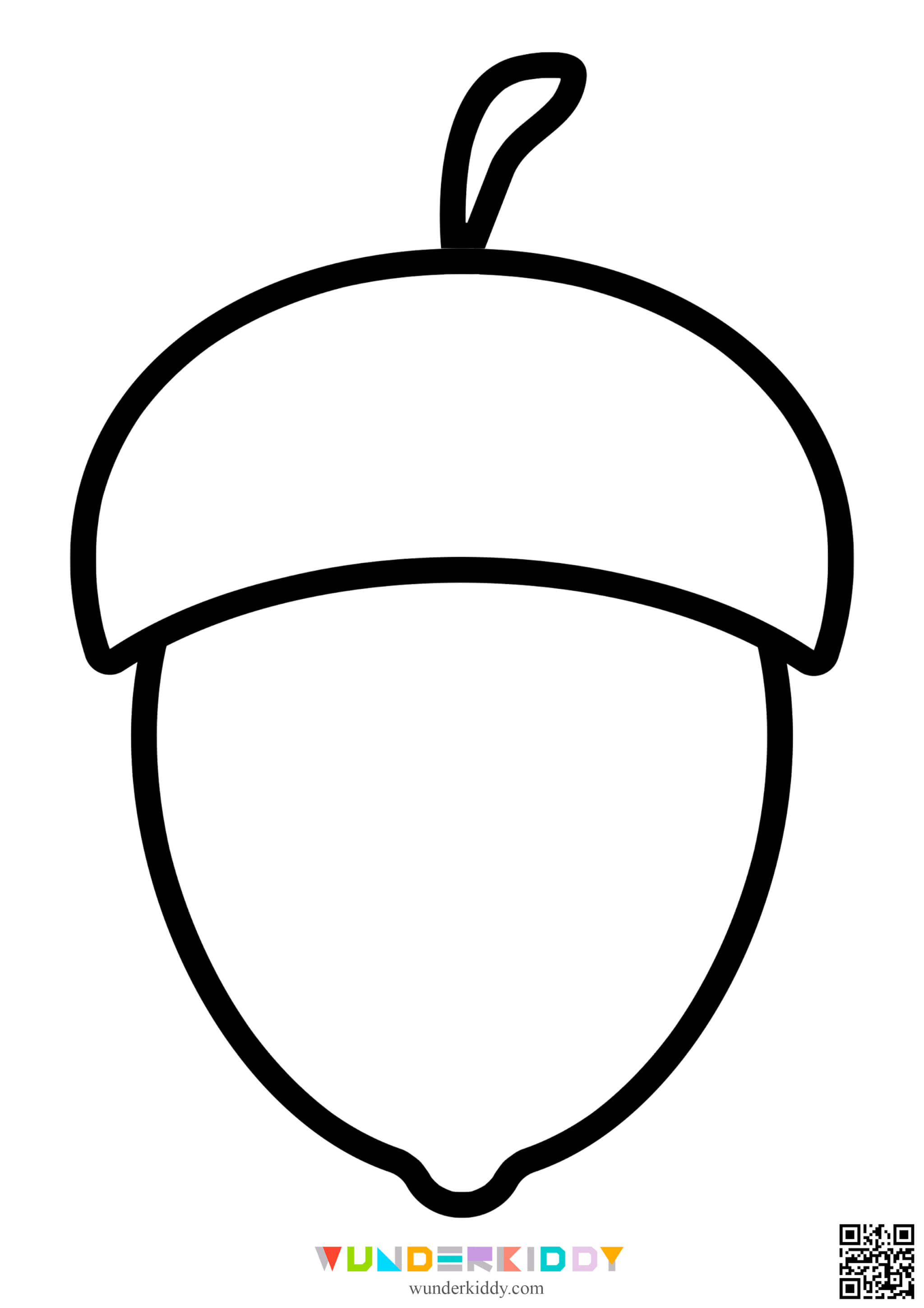 Free Acorn Template Printables - Image 8