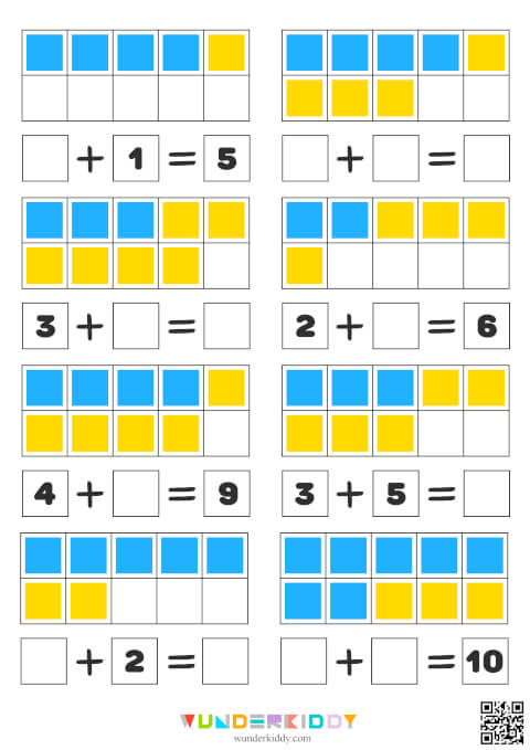 Математическая игра для детей «Сложение до 10» - Изображение 4