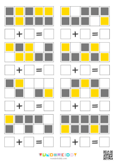 Математическая игра для детей «Сложение до 10» - Изображение 6