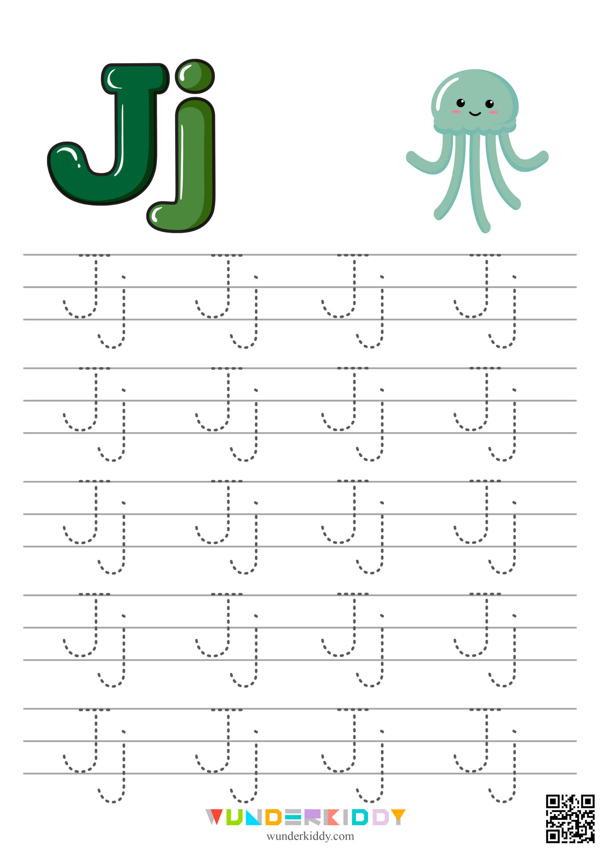 Alphabet Tracing Worksheet - Image 11