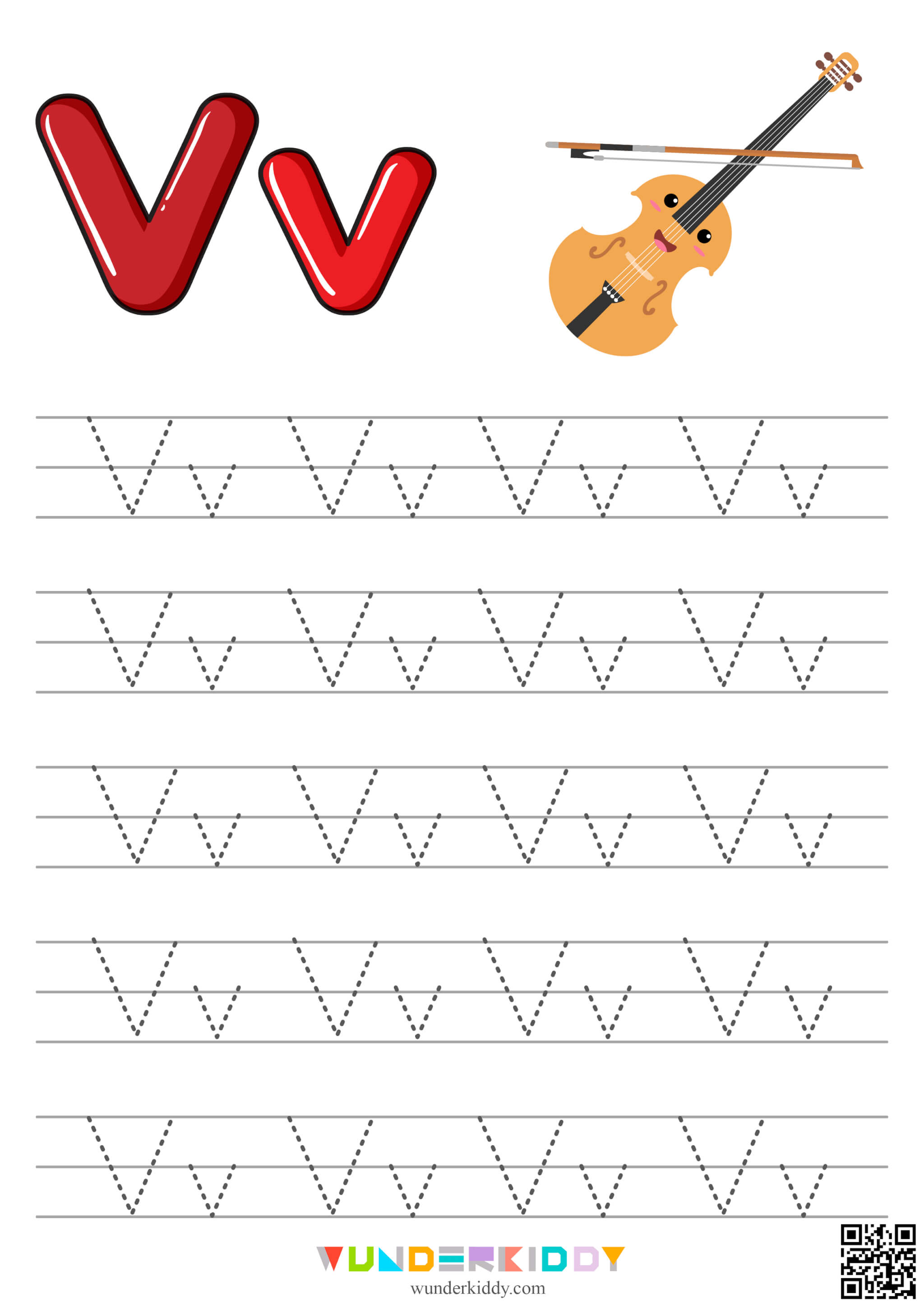 Alphabet Tracing Worksheet - Image 23