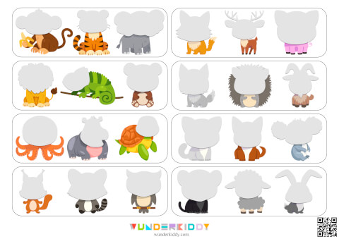 Animal Shadow Match Puzzle Activity - Image 2