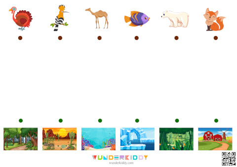 Animal Habitats Worksheets - Image 3