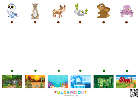 Animal Habitats Worksheets - Image 4