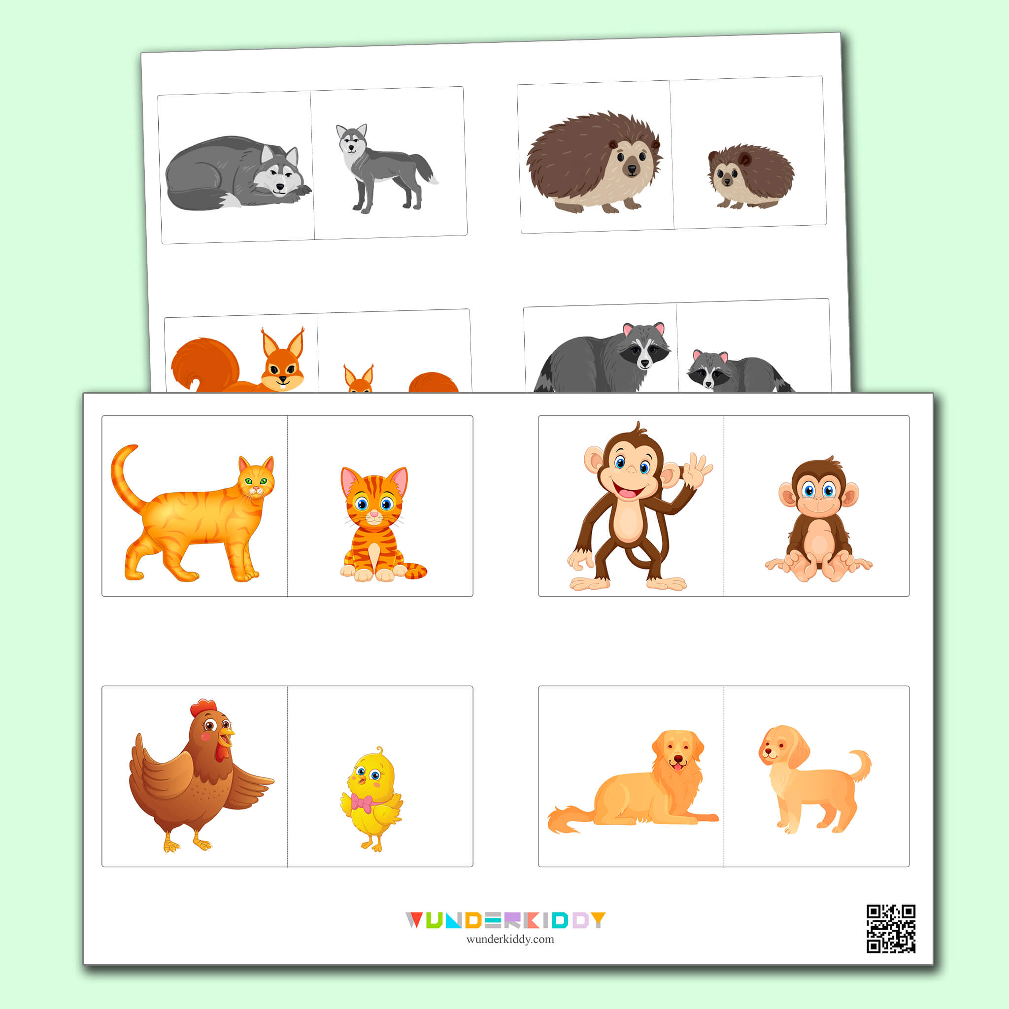 Activity sheet Animal offspring