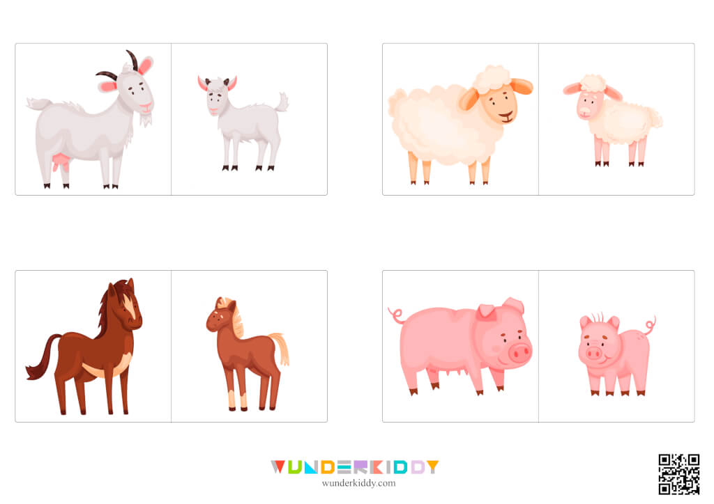 Offspring Worksheet Activity sheet «Animal offspring» - Download or print for free