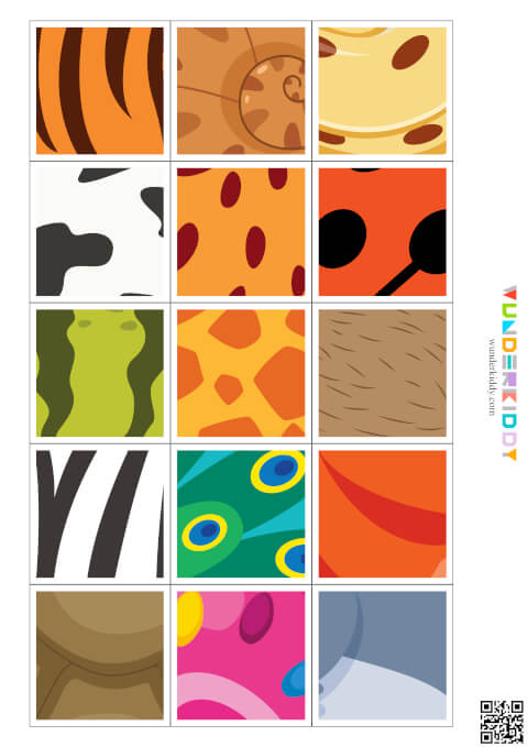 Animal Skin and Shadow Matching Cards - Image 2