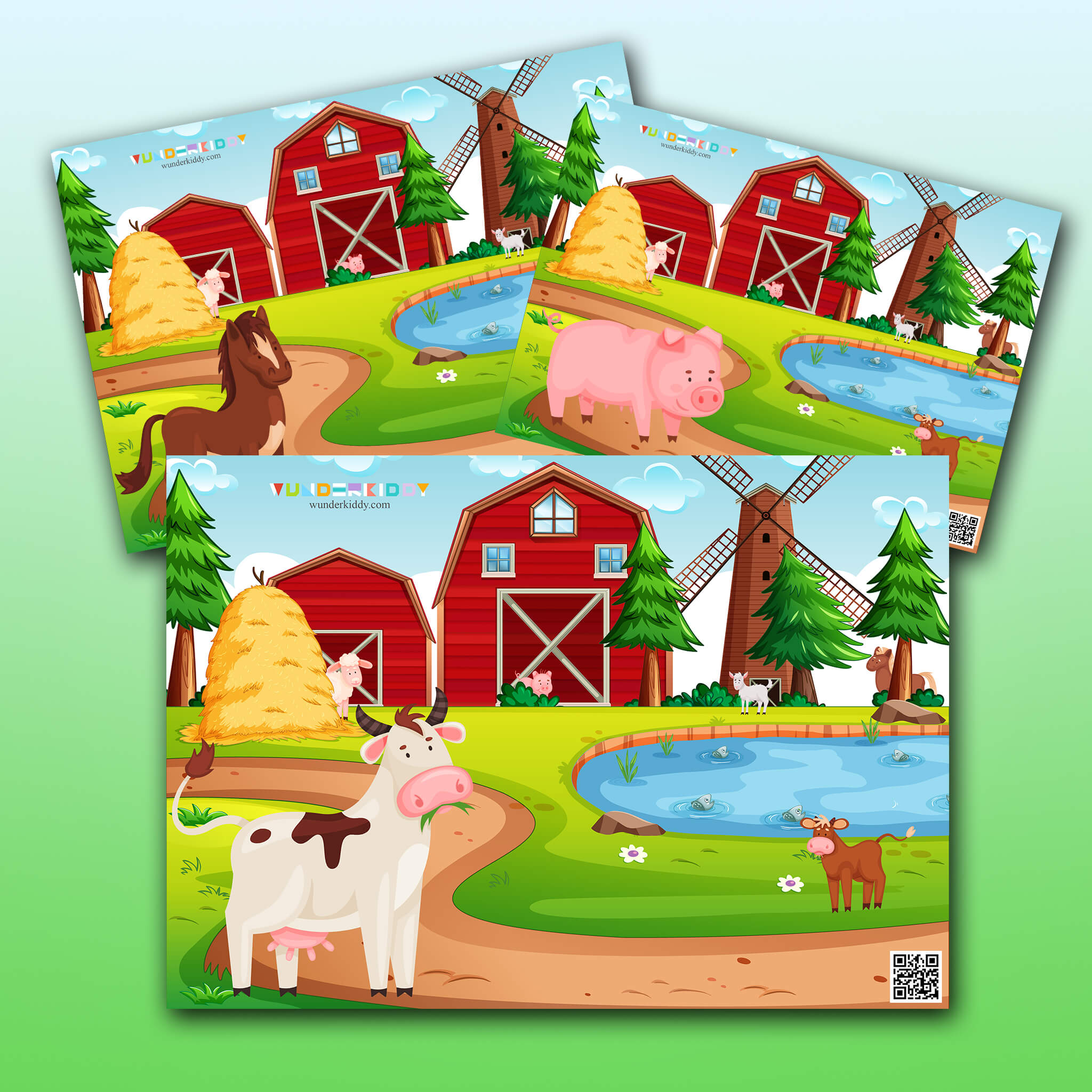 Farm Animals and Their Babies Worksheet
