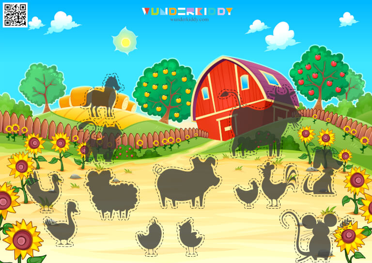 Activity sheet «Farm animals» - Download or print for free