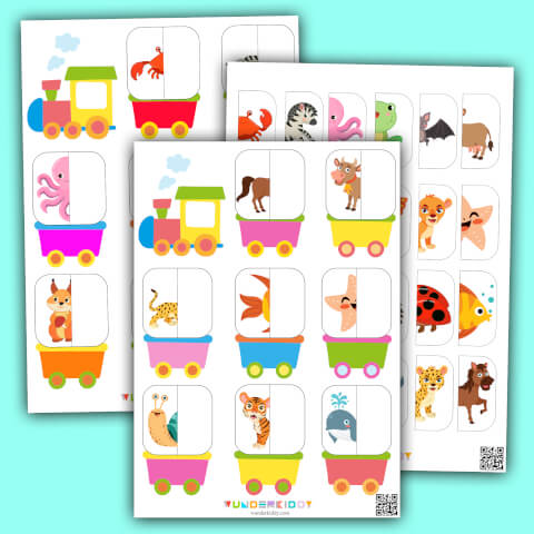 Puzzles für Kinder «Tieren» - Bild 2