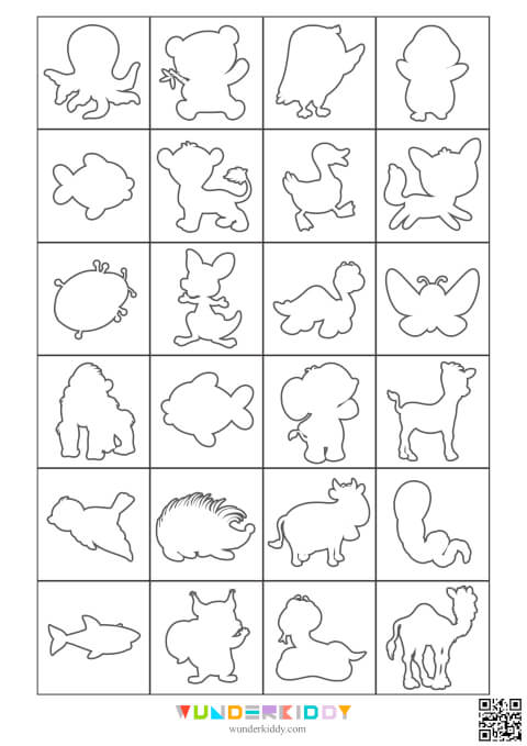 Animals Shadow Matching Activity - Image 2