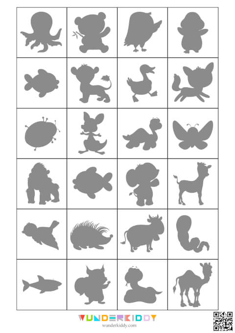 Animals Shadow Matching Activity - Image 4