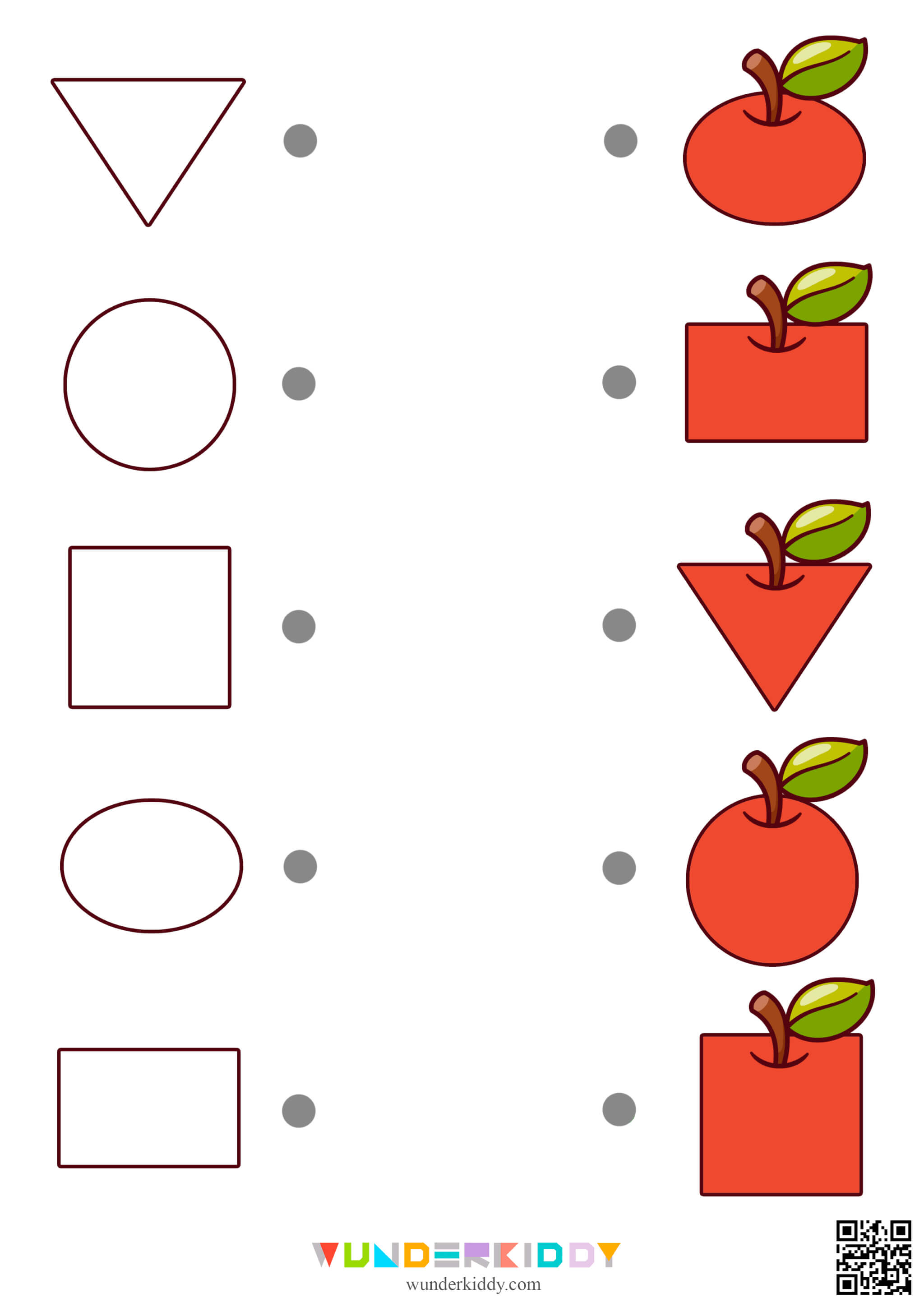Apple Shape Match Activity - Image 2