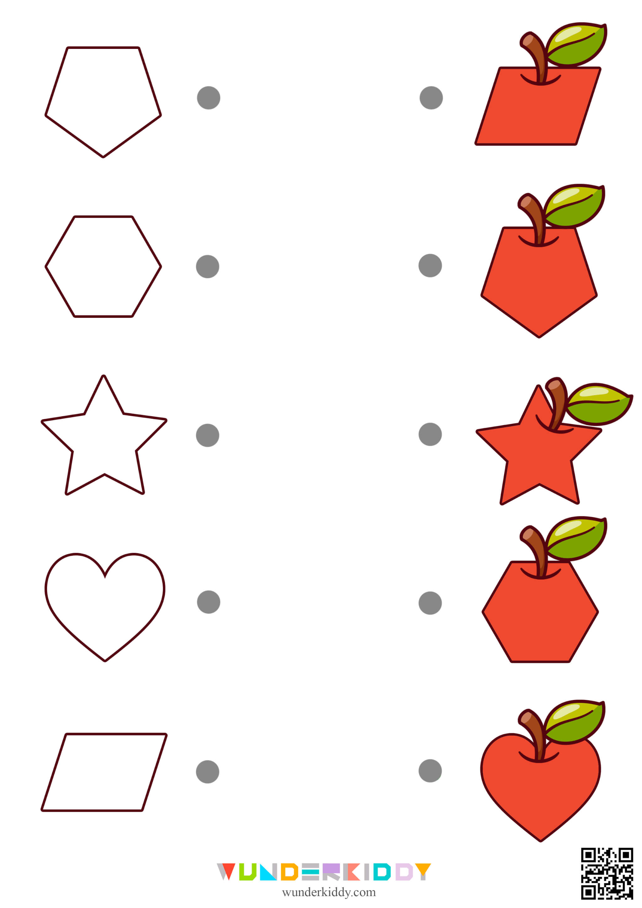 Apple Shape Match Activity - Image 3