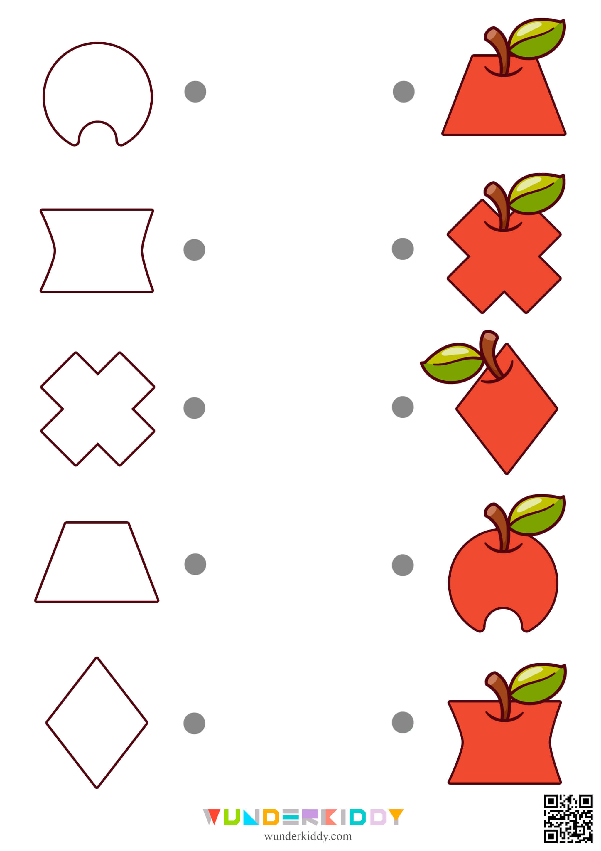 Apple Shape Match Activity - Image 4