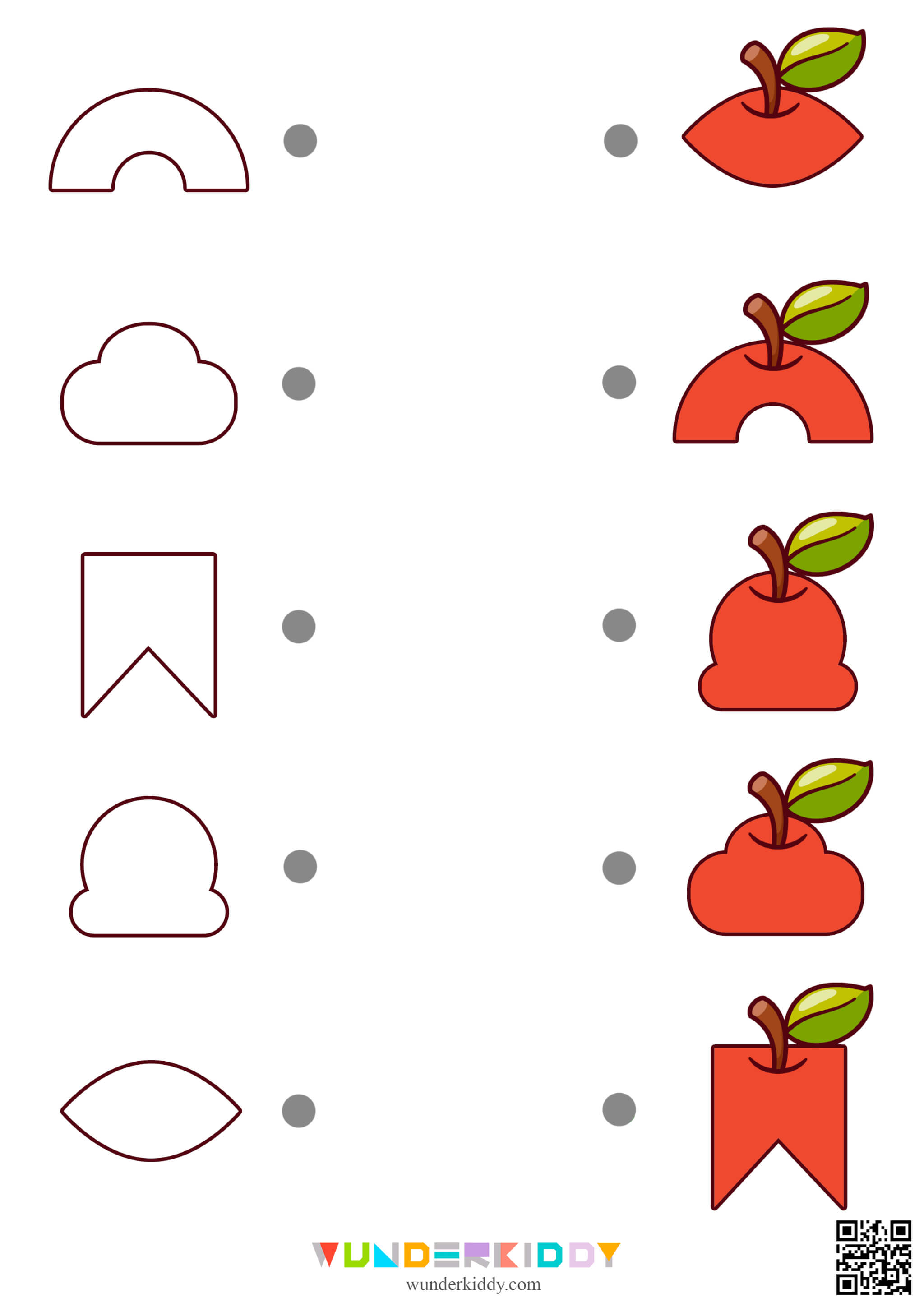 Apple Shape Match Activity - Image 5