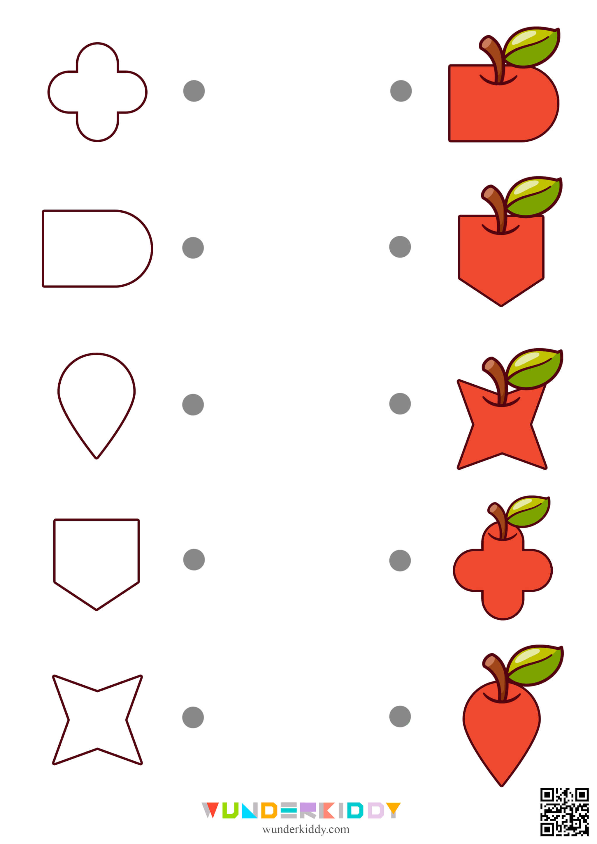 Apple Shape Match Activity - Image 6