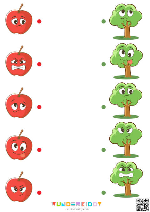 Apple Tree Emotion Worksheet - Image 3