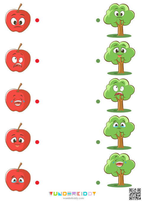 Apple Tree Emotion Worksheet - Image 5