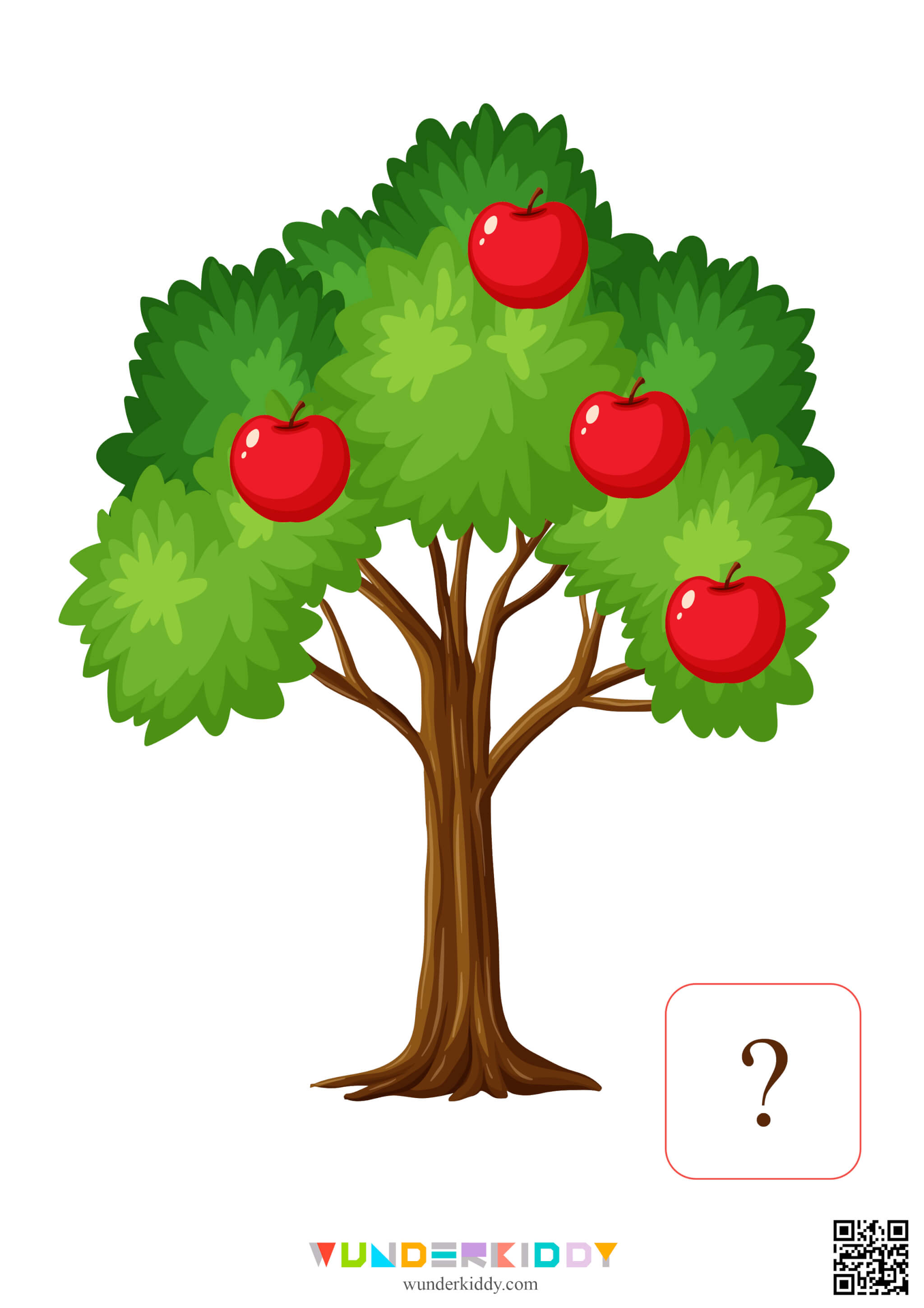 Counting Game for Kids Apple Tree - Image 5