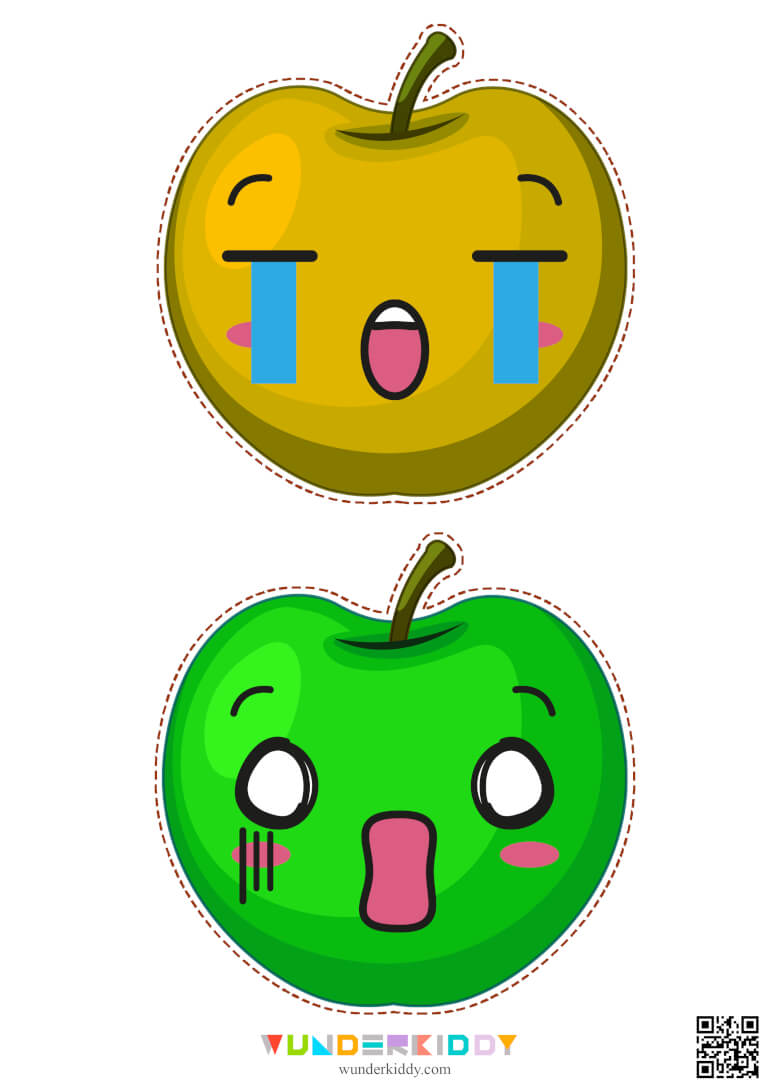 Template «Apples» - Download or print for free