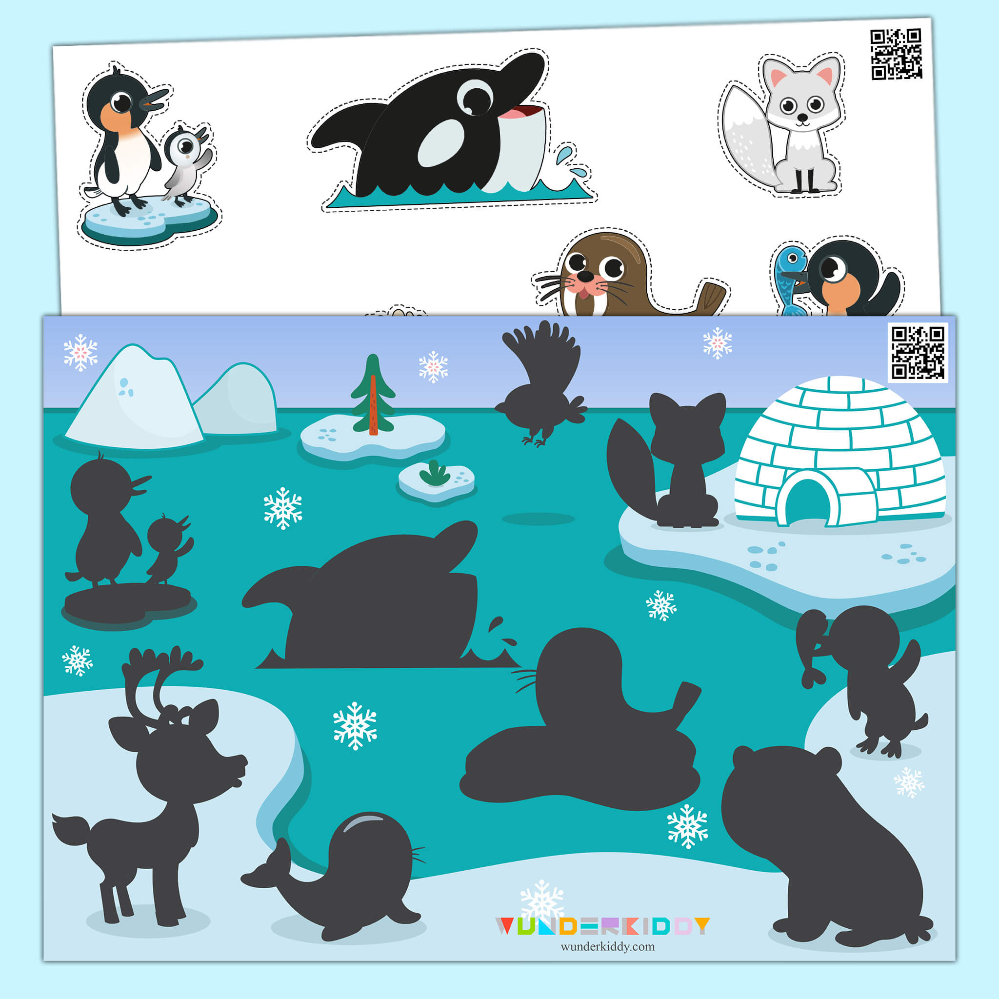 Lernspiel «Arktische Tiere»