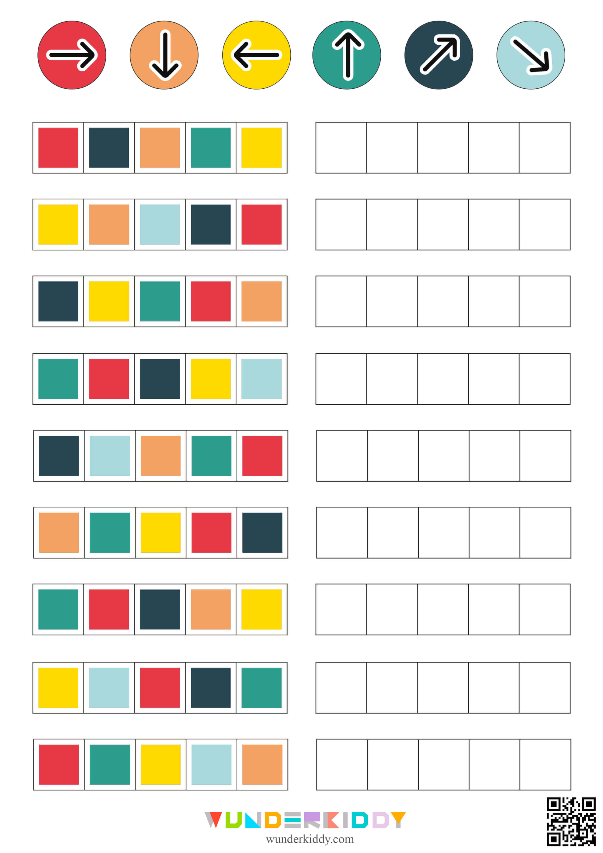 Arrow Coding Worksheets - Image 2