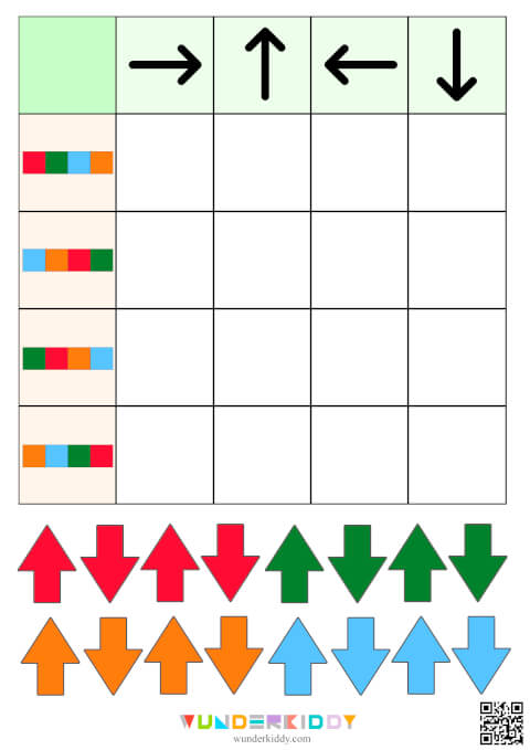 Arrow Visual Perception Worksheets - Image 2
