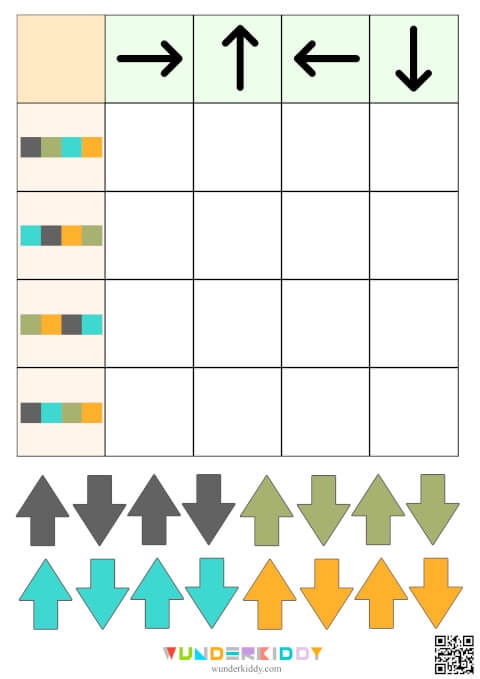 Arrow Visual Perception Worksheets - Image 5