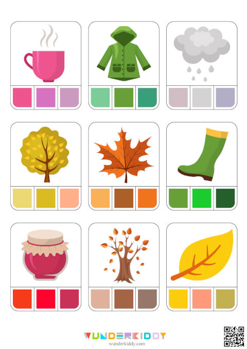 Autumn Clip Card Game - Image 4