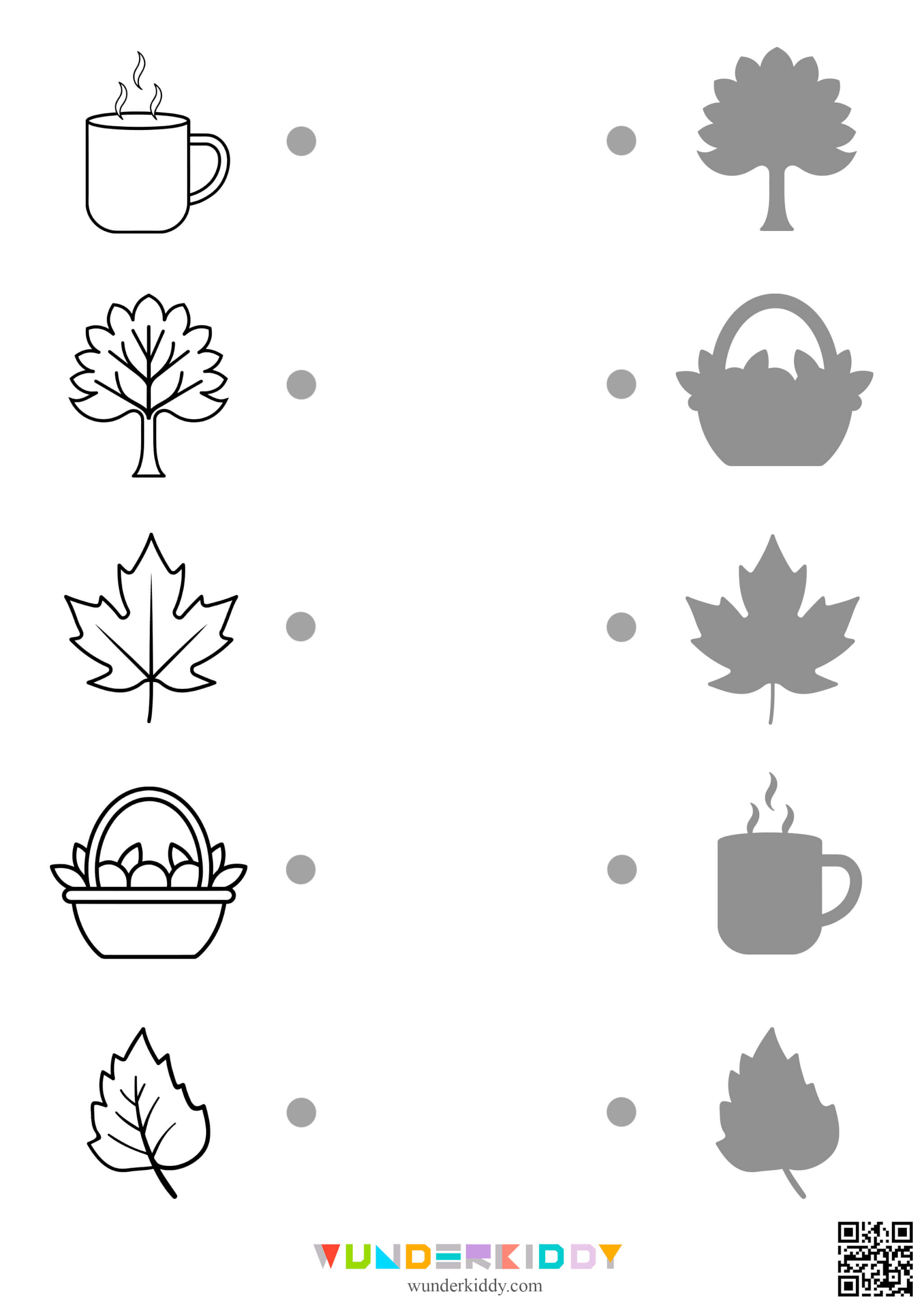 Activité d'association d'ombres d'automne - Image 4