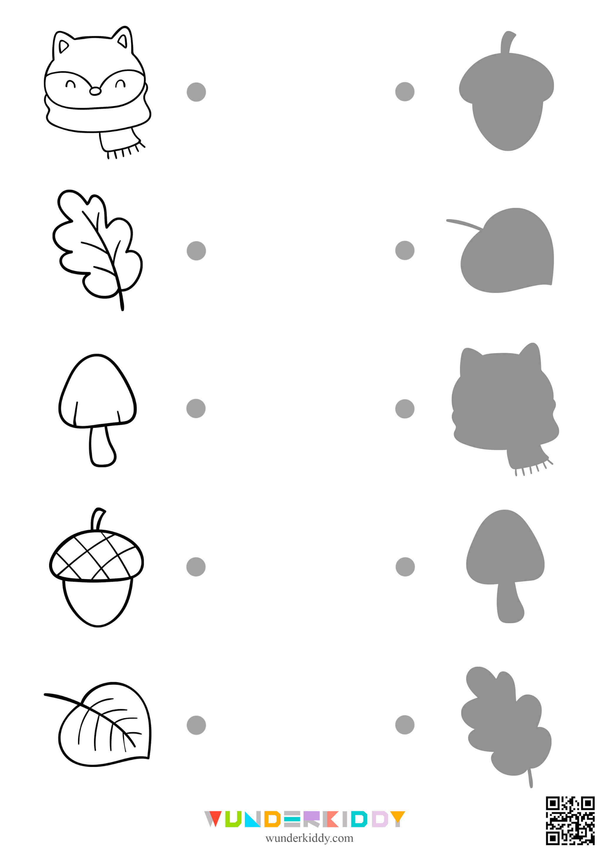 Activité d'association d'ombres d'automne - Image 5