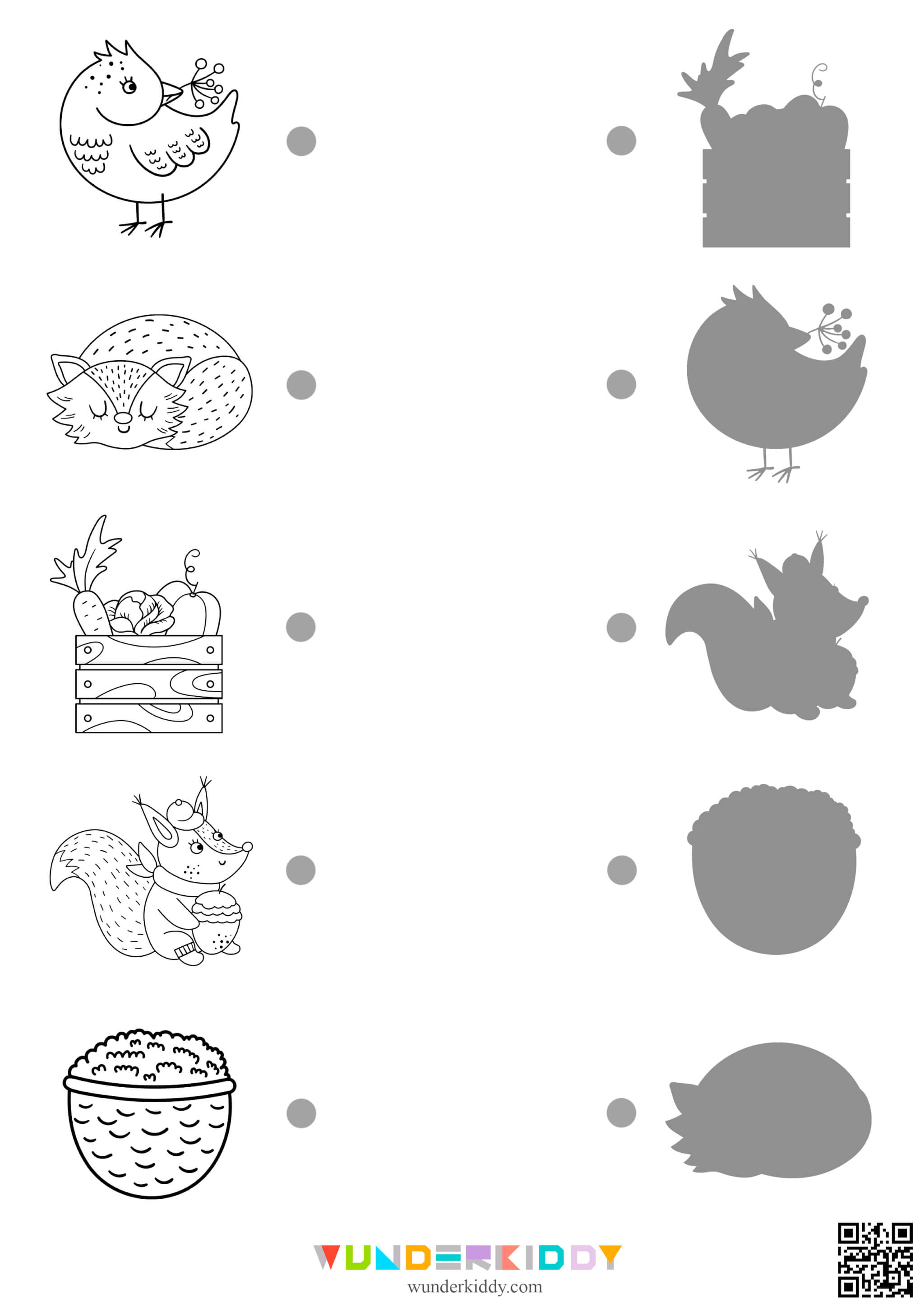 Activité d'association d'ombres d'automne - Image 7