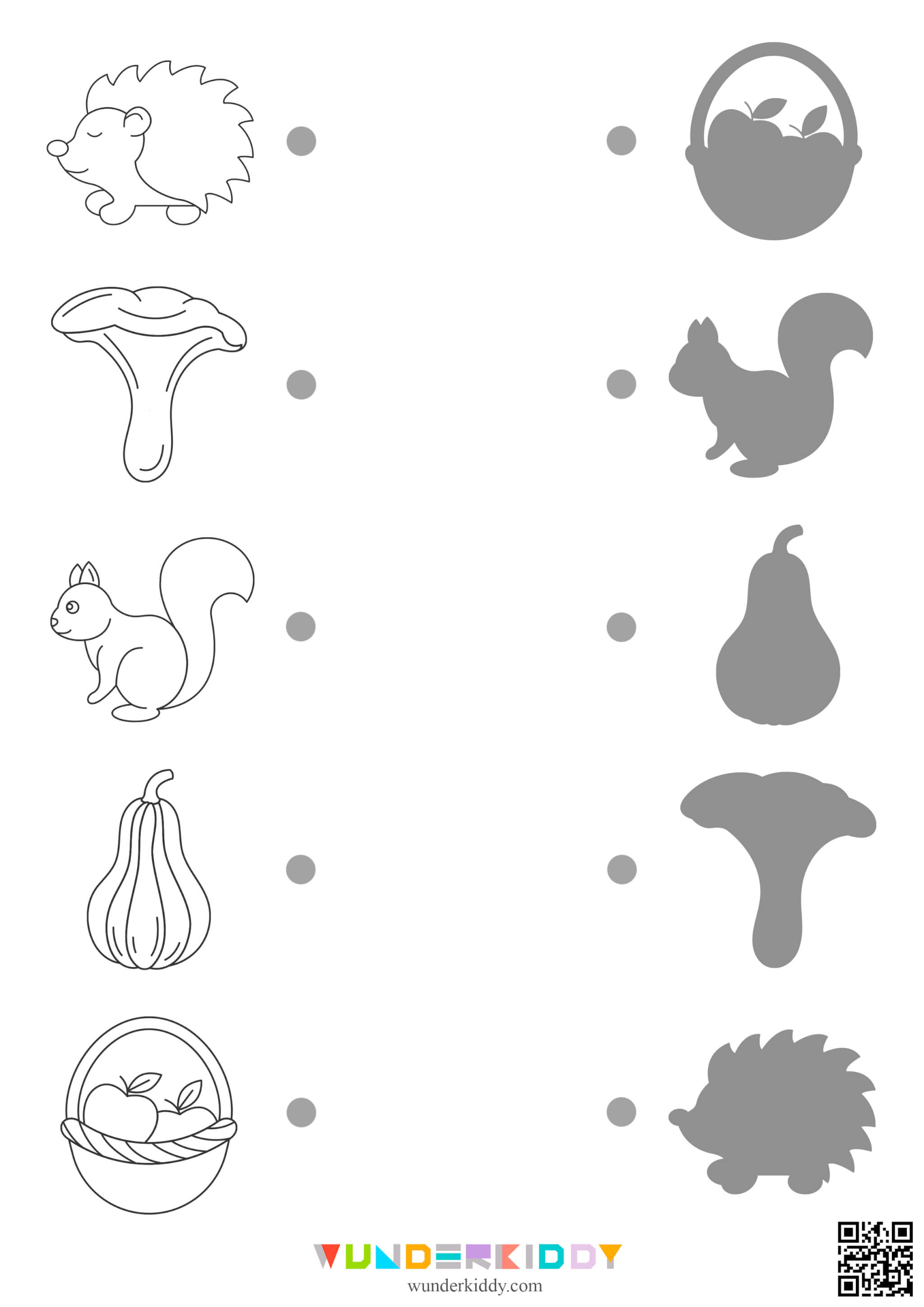 Activité d'association d'ombres d'automne - Image 8