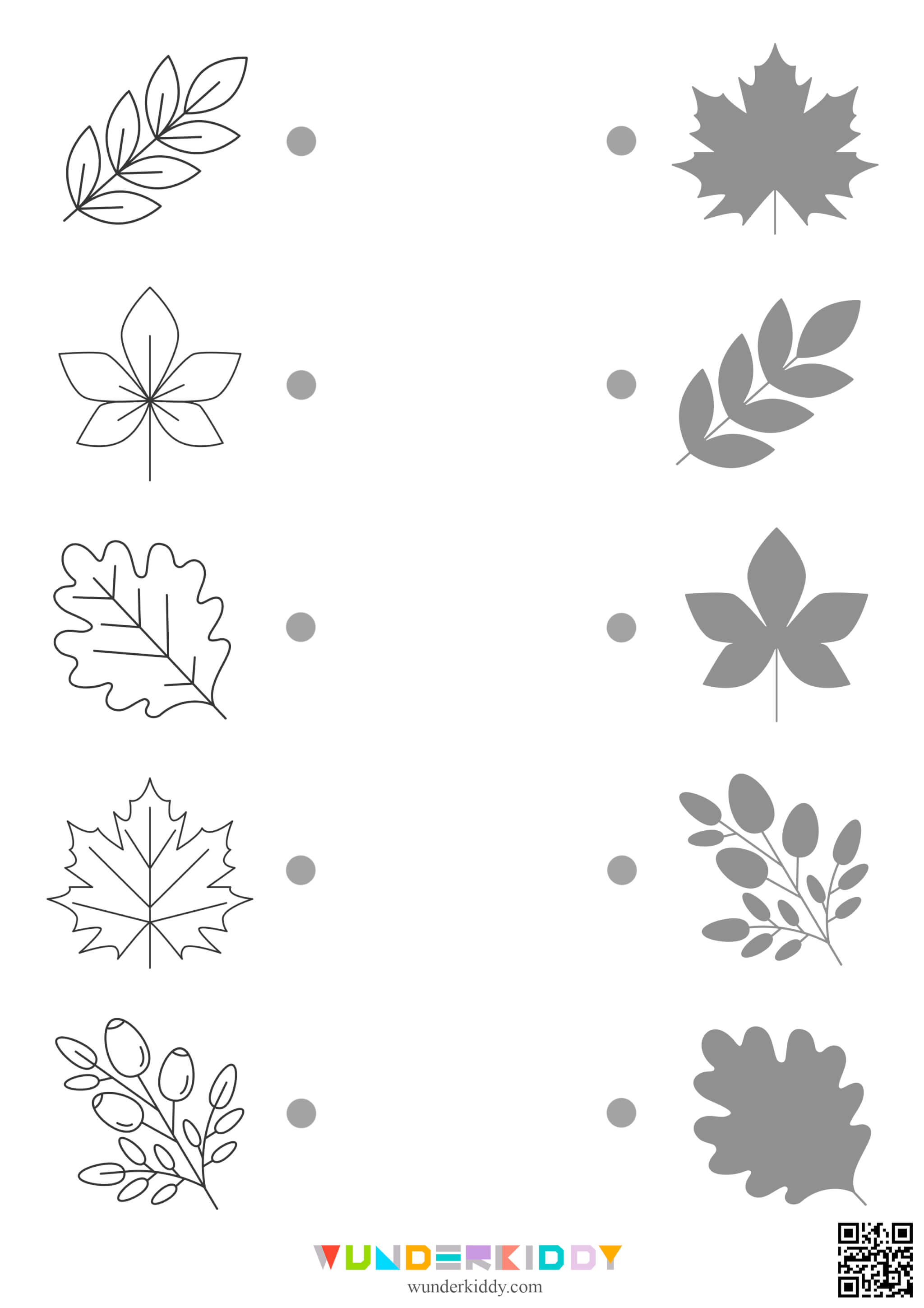 Activité d'association d'ombres d'automne - Image 9