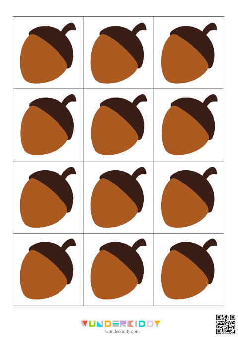 Autumn Acorn Counting 1-10 Game - Image 3