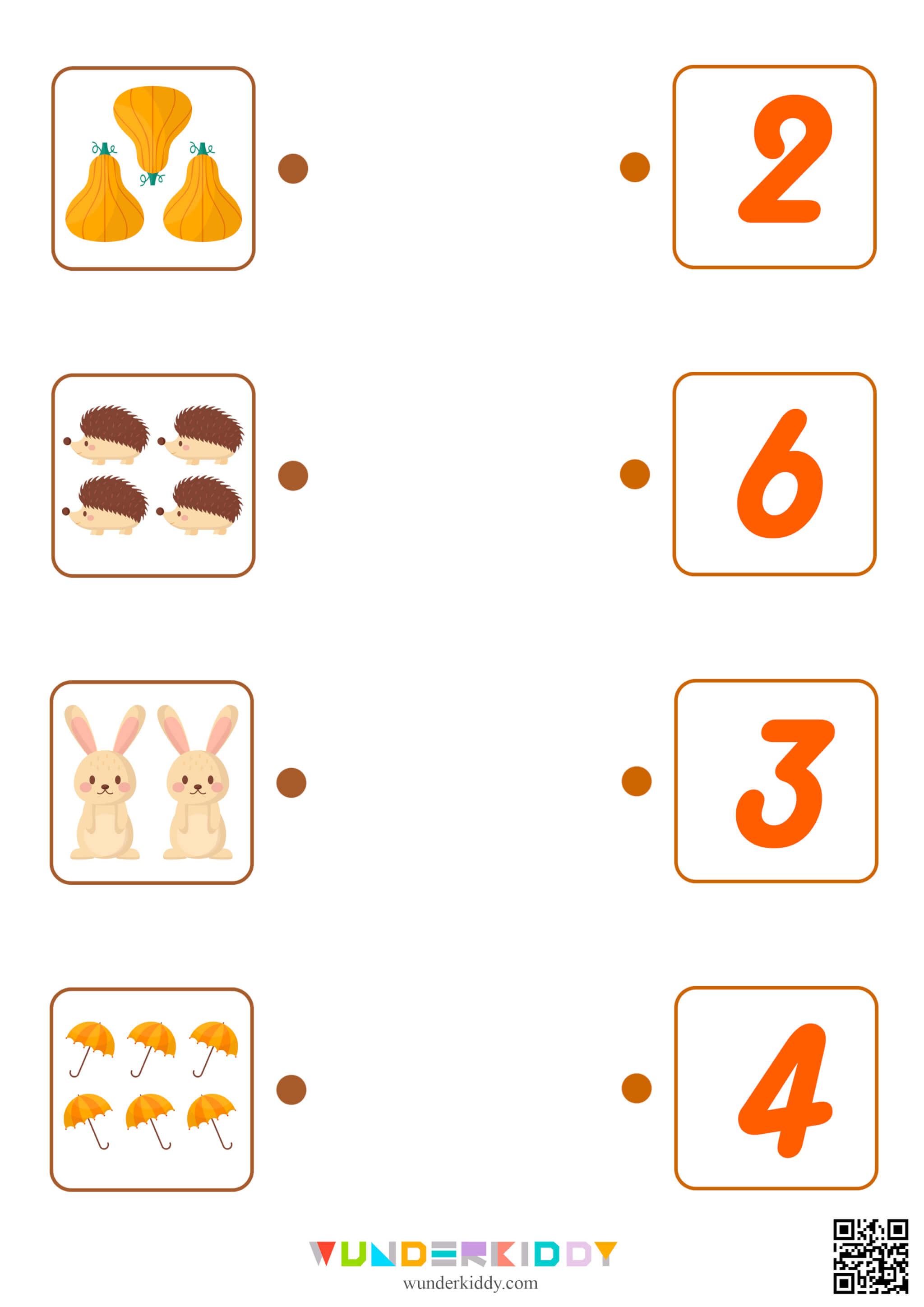 Worksheets «Autumn Counting» - Image 5