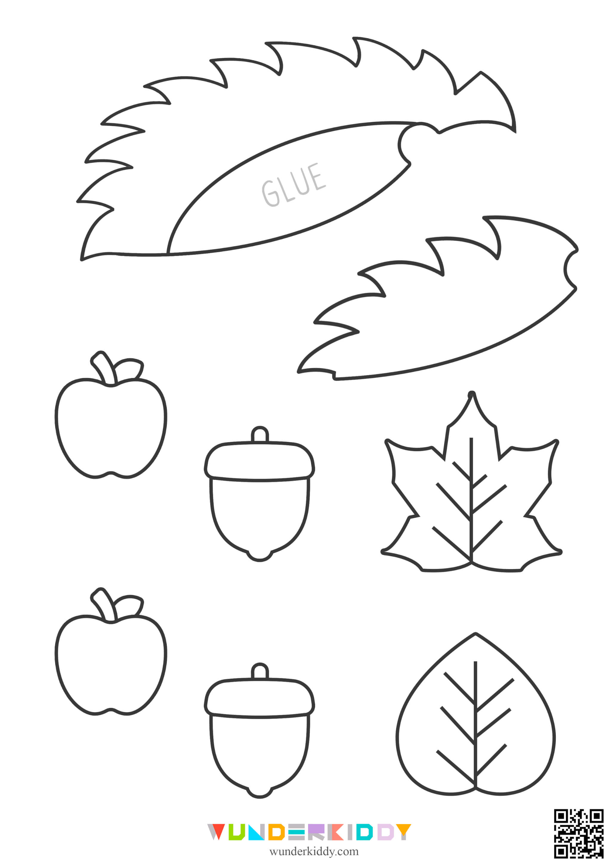 Easy Autumn Hedgehog Craft Template - Image 4