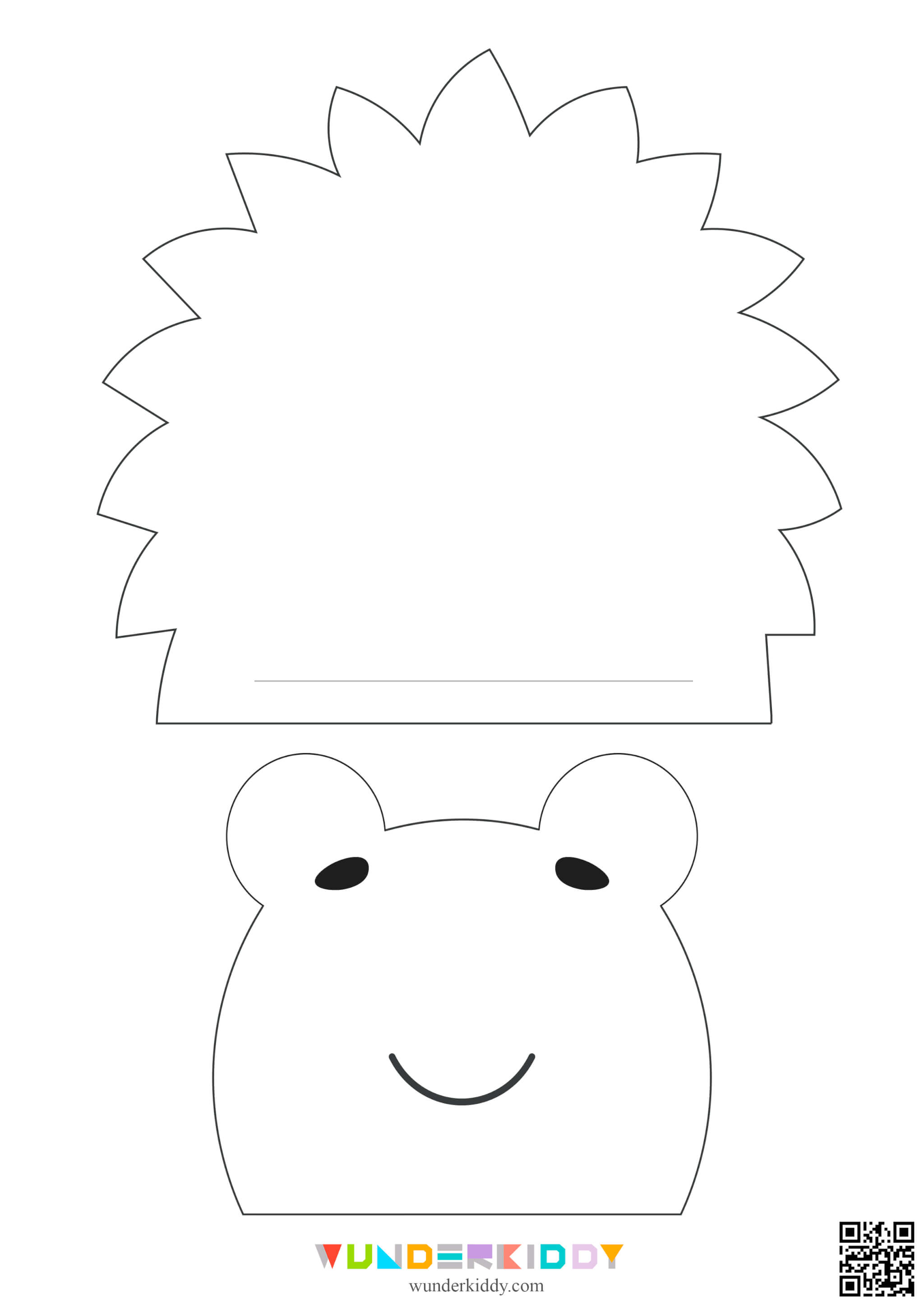 Hedgehog Cut and Glue Paper Craft Activity - Image 3